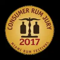 2017 Consumer Rum Jury Awards - Gold - Miami Rum Festival - MEDAL