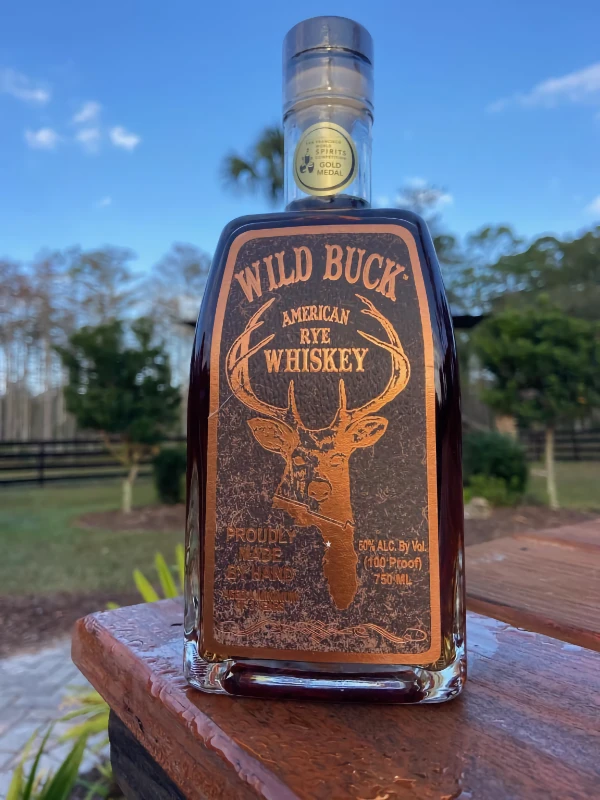 2022 - 8 YEAR OLD BARREL AGED WILD BUCK WHISKEY FRONT