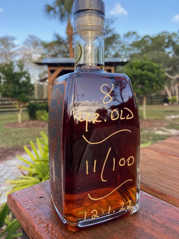 2022 - 8 YEAR OLD BARREL AGED WILD BUCK WHISKEY SIGNED
